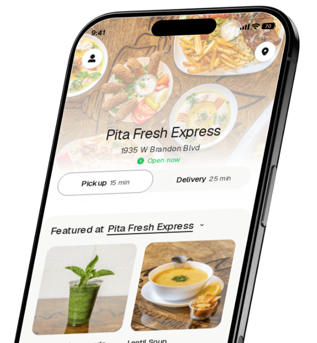 Pita Fresh Express app preview