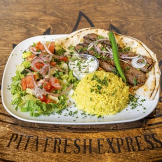 Kafta Kabob Platter (2) Skewers